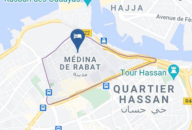 Rabat - Riad Marhaba Maps