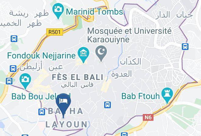 Fez - Riad Marjana Suites & Spa Maps
