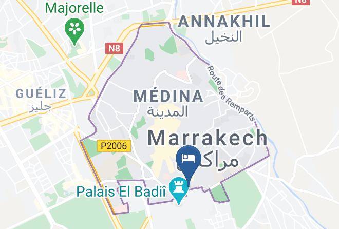 Marrakesh - Riad Marrabahia Maps