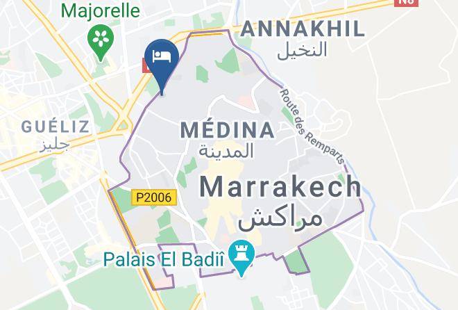 Marrakesh - Riad Shambala Marrakech Maps
