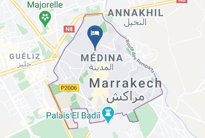 Marrakesh - Riad Matins De Marrakech Maps