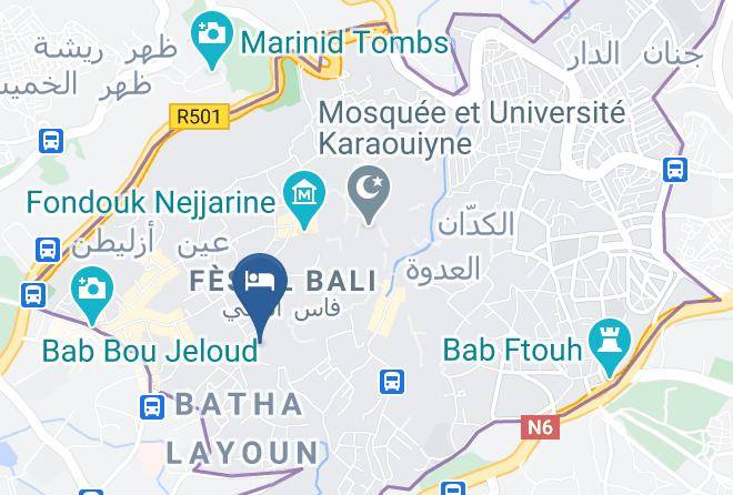 Fez - Riad Mayfez Suites & Spa Fes Luxury Hotel Fez Maps