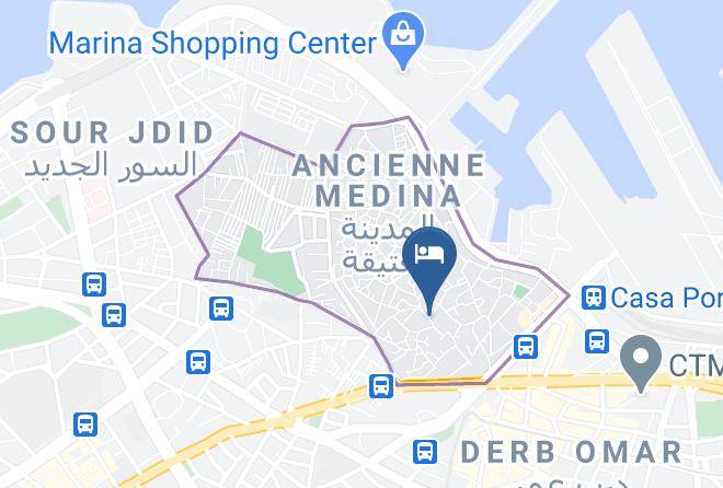 Casablanca - Riad Mazagao Maps