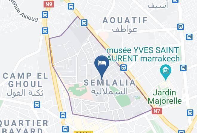 Marrakesh - Riad Mazal Maps