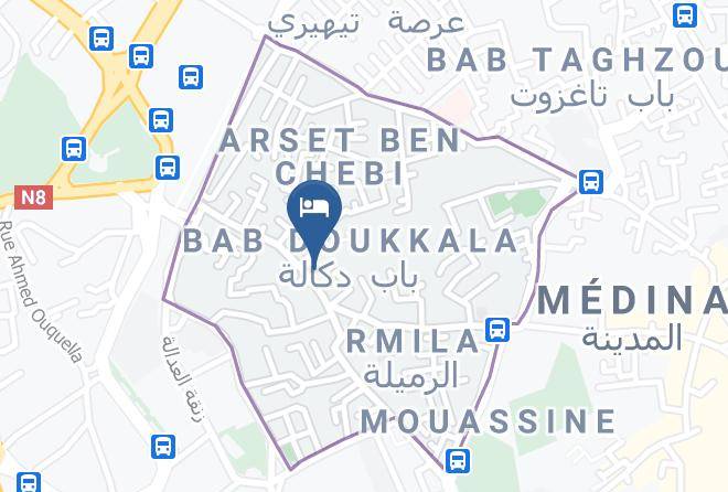 Marrakesh - Riad Mboja Chez Ali Baba Maps