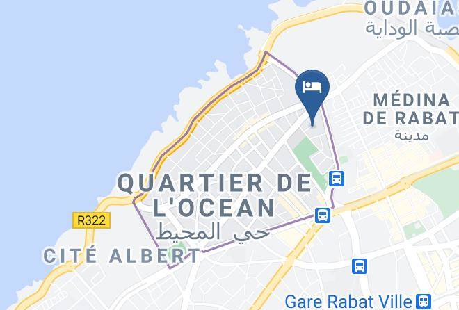 Rabat - Riad Meftaha Maps