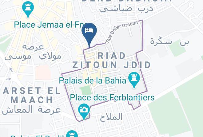 Marrakesh - Riad Mehdia Maps