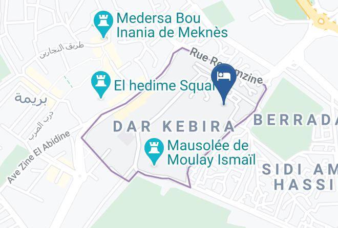 Meknes - Riad Meknes Maps