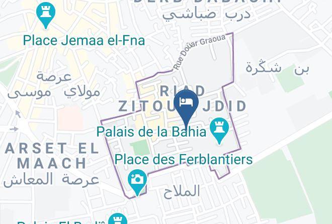 Marrakesh - Riad Melhoun & Spa Maps