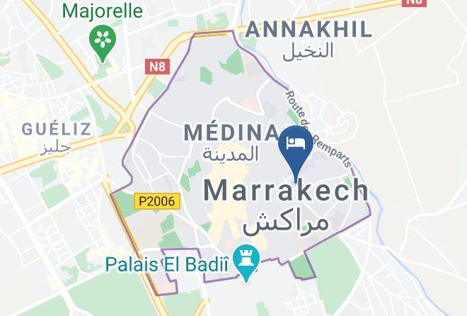 Marrakesh - Riad Menzeh Maps