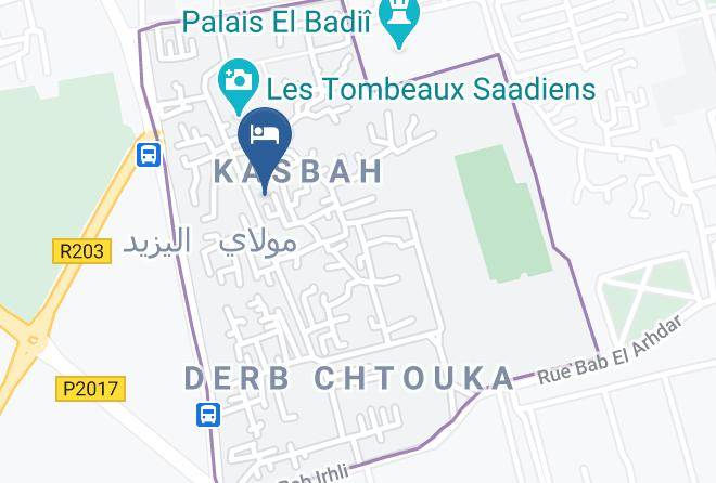 Marrakesh - Riad Miel Et Une Nuit Maps