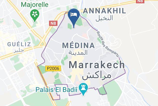 Marrakesh - Riad Mina Maps