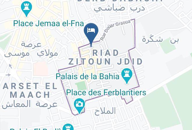 Marrakesh - Riad Miral Maps