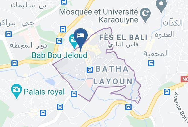Fez - Riad Misbah Maps
