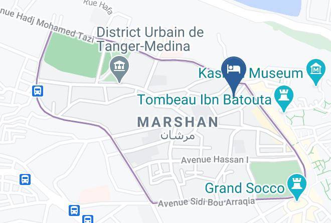 Tangiers - Riad Mokhtar Maps