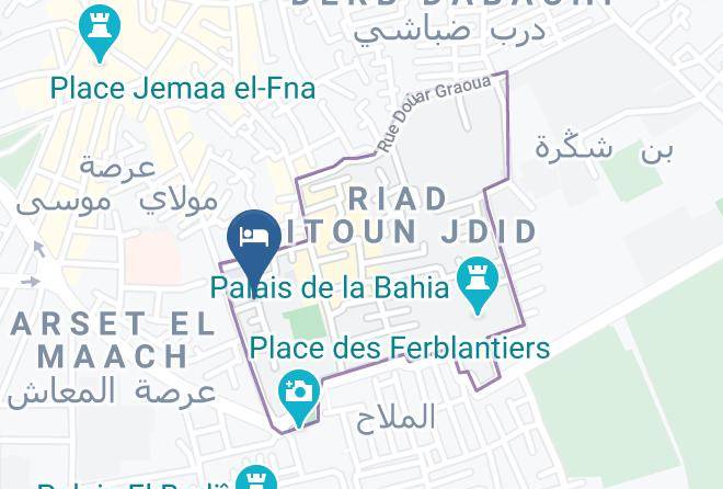 Marrakesh - Riad Moulay Spa Maps