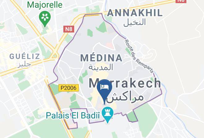 Marrakesh - Riad Moulay Said Maps