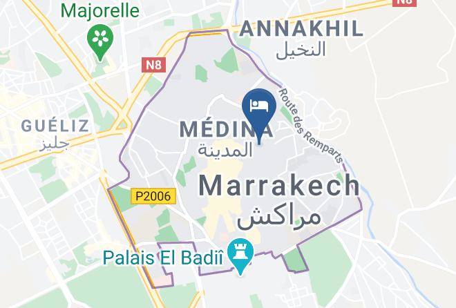 Marrakesh - Riad Moullaoud Maps