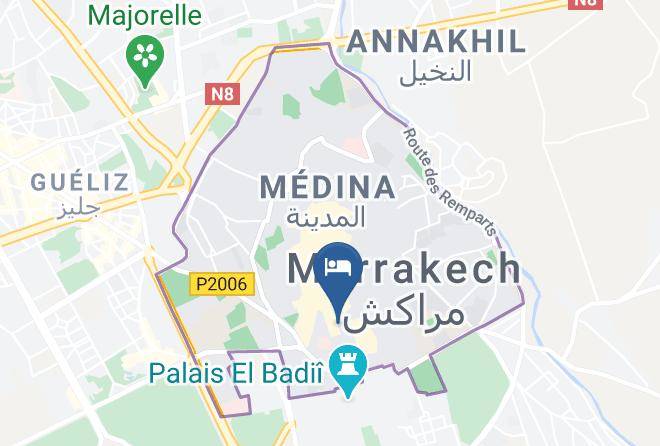 Marrakesh - Riad Mouna Maps