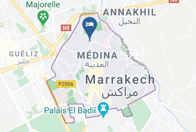 Marrakesh - Riad Mounlight Maps