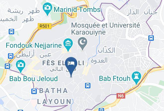 Fez - Riad Moustakim Maps