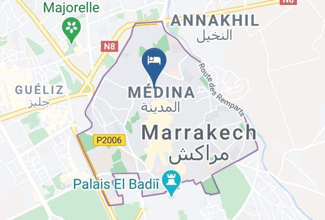 Marrakesh - Riad Nashira & Spa Maps