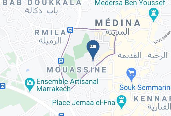 Marrakesh - Riad Naya Maps