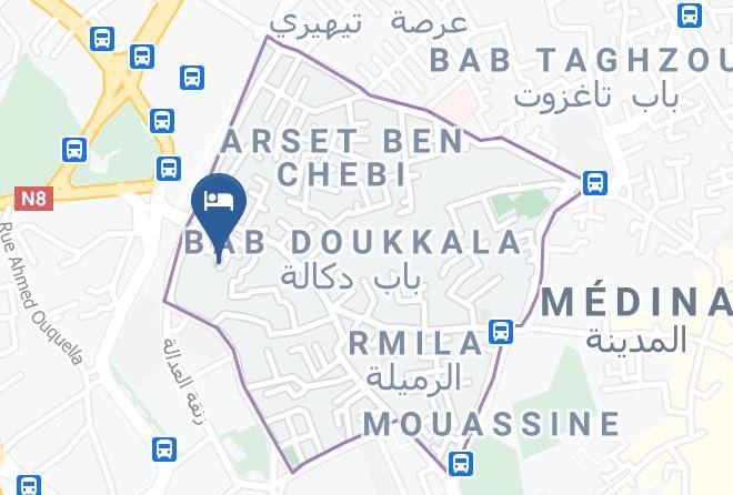 Marrakesh - Riad Nejma Lounge Maps