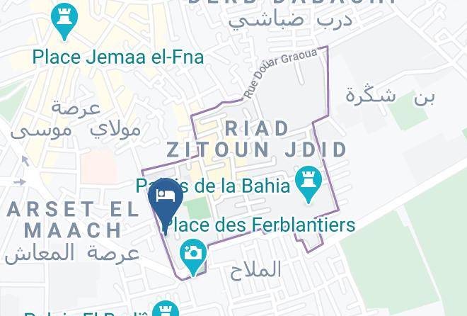 Marrakesh - Riad Nesma Maps