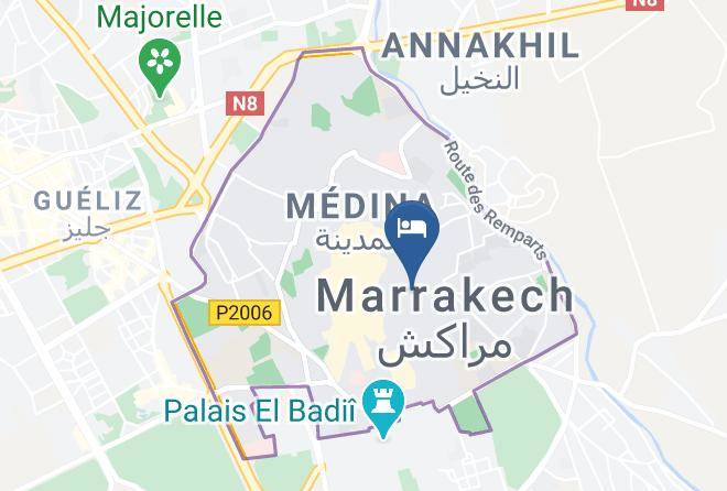 Marrakesh - Riad Noor Charana Maps