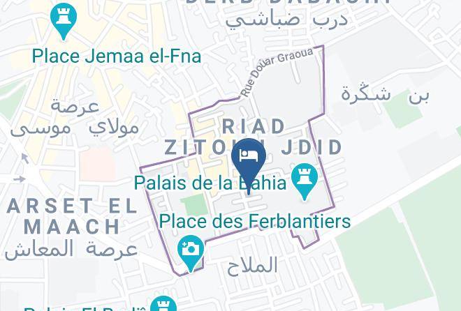 Marrakesh - Riad Orange Maps