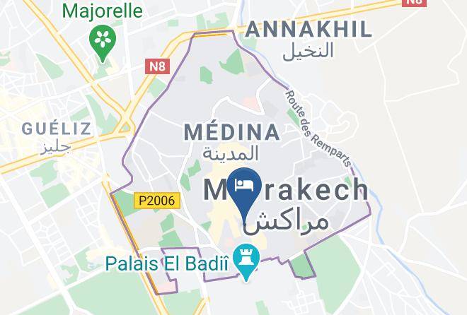 Marrakesh - Riad Palais Des Princesses Maps