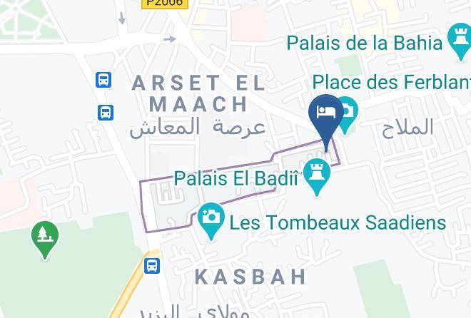 Marrakesh - Riad Palmier Maps