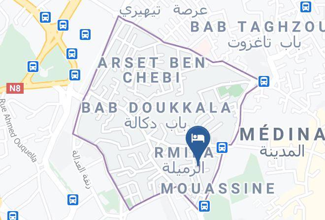 Marrakesh - Riad Rose Du Desert Maps