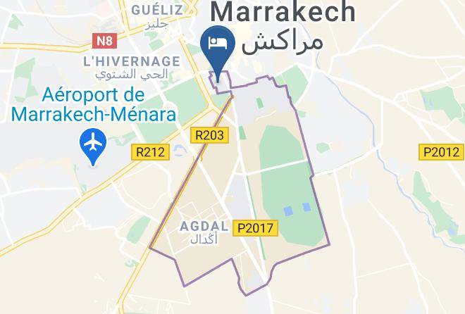 Marrakesh - Riad Rose Meryam Maps