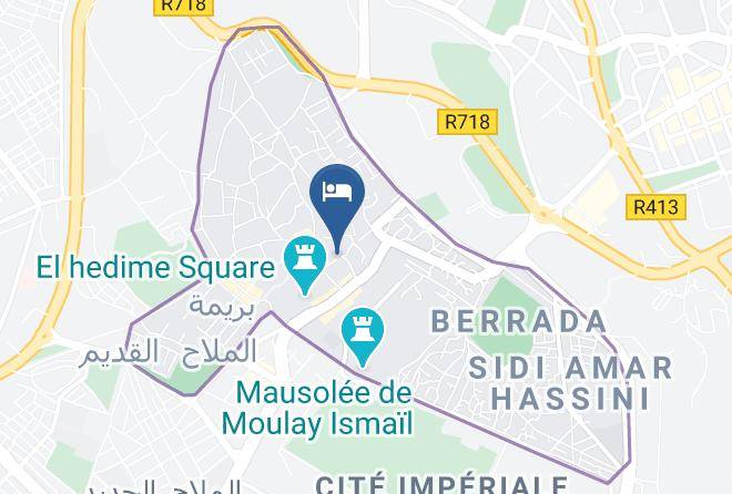 Meknes - Riad Royal Maps