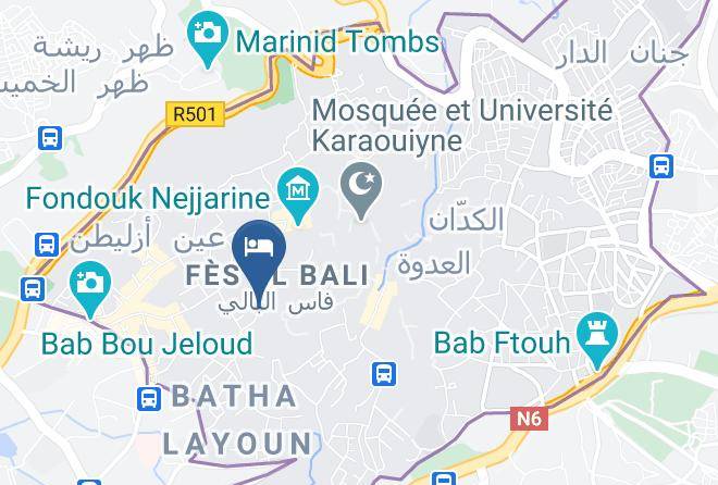 Fez - Riad Saada Maps