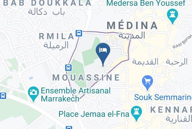 Marrakesh - Riad Sacr Maps