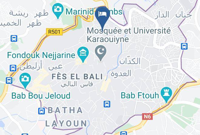 Fez - Riad Sahar Fes Maps