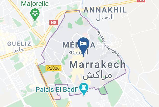 Marrakesh - Riad Sara And Sabrina Maps