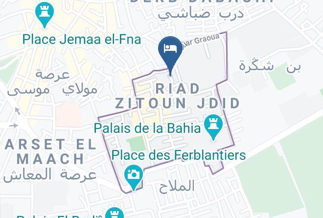 Marrakesh - Riad See Moon Maps