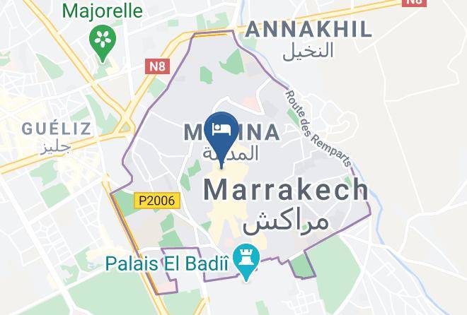 Marrakesh - Riad Shakho Maps
