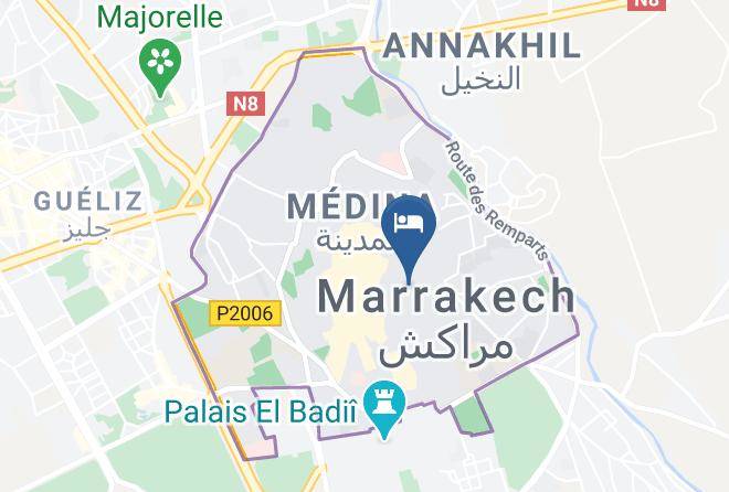 Marrakesh - Riad Sharmance Maps