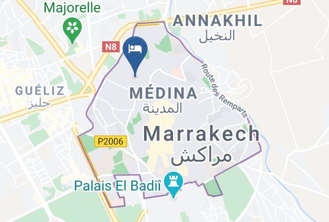 Marrakesh - Riad Sidi Benslimane By I Experiences Maps