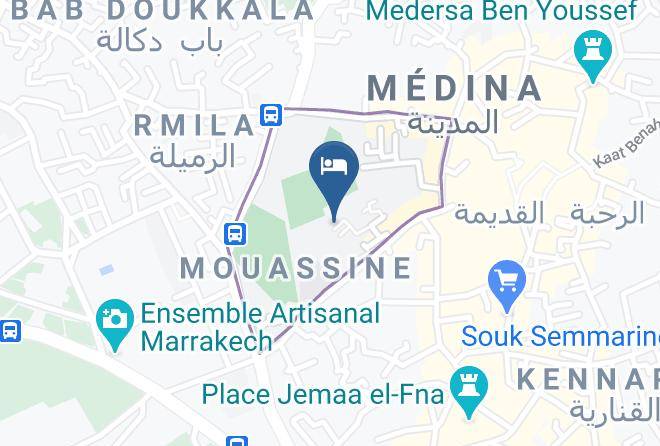 Marrakesh - Riad Sidi Omar Maps