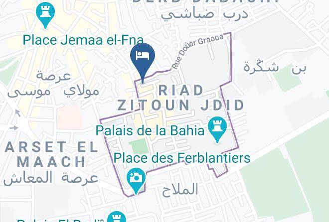 Marrakesh - Riad Sin Maps