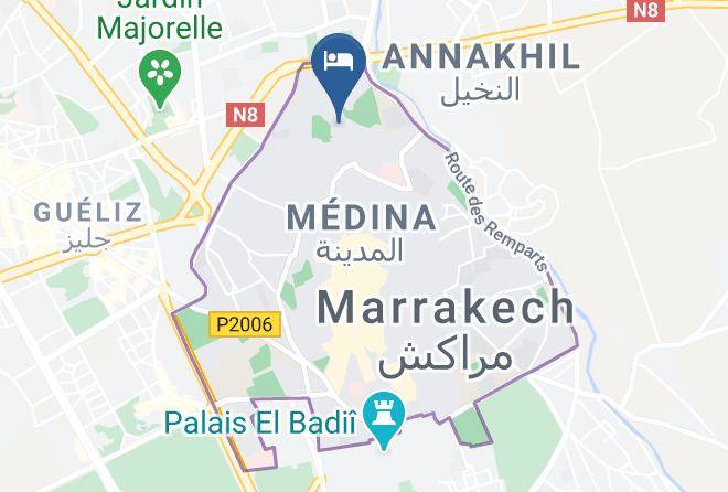 Marrakesh - Riad Sorour Maps