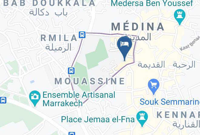 Marrakesh - Riad & Spa Azzouz Marrakech Maps