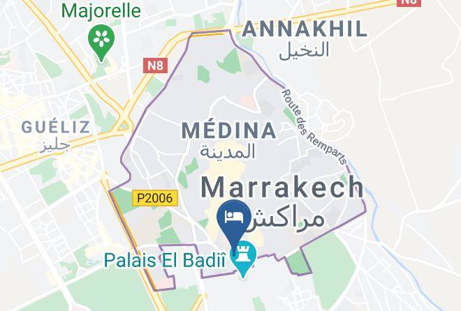 Marrakesh - Riad & Spa Bahia Salam Maps