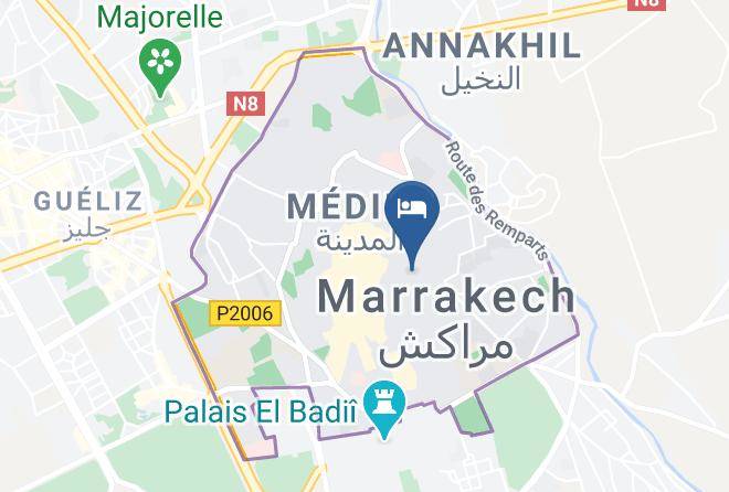 Marrakesh - Riad & Spa Demeure Bois Precieux Maps